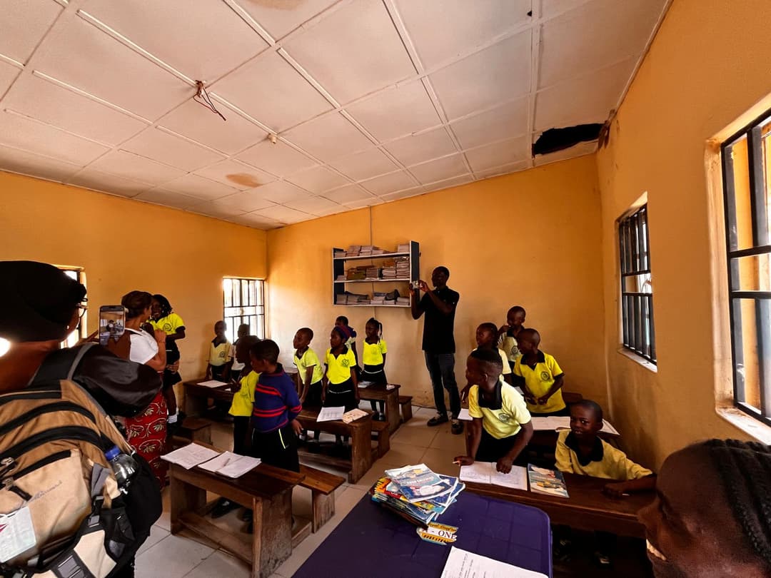 Classroom with students