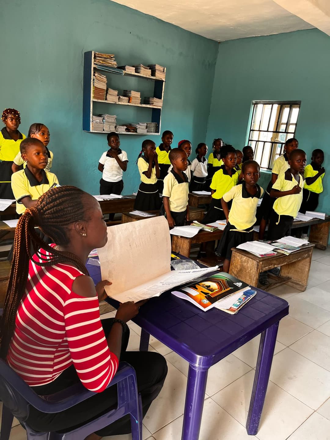 Students in classroom